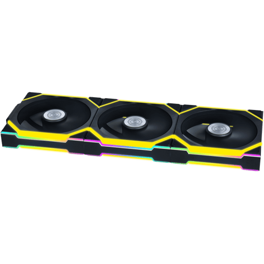 Lian Li UNI FAN SL Wireless Reverse Flow 120mm Black Triple Pack